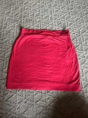 Moda International Vibrant Red Pencil Skirt